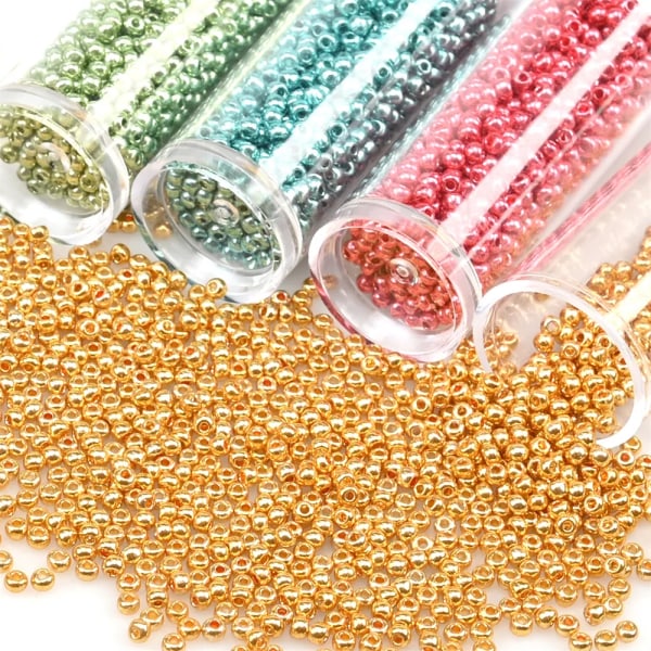 12 gram tjeckiska glasfröpärlor Uniform 2.0 seedbeads för smyckenstillverkning DIY-armband halsband örhängen PZ1210