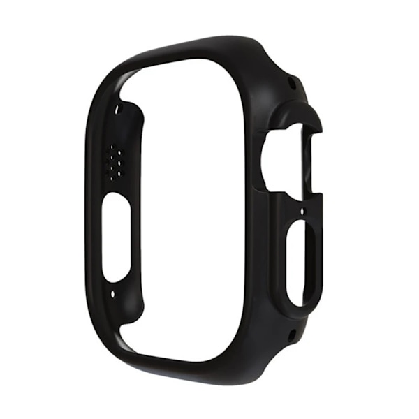 Matt Skal för Apple Watch Ultra 2 49mm Fodral Hård PC Stötsäker Kant Skyddande Stötfångare iWatch Series Ultra 49 mm Black