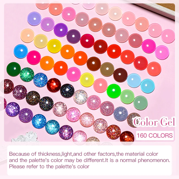 MEET ACROSS 6-pack Gel Nagellack Set Lila Blå Vår Sommar Allt För Dekoration UV Gel Vernis Långvarig Nagelkonst Manikyr ZH24122