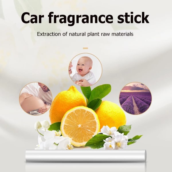 10-100 st Car Air Vent Clip Freshener Parfym Dofter Refills Aroma Sticks Romantisk lavendel Cabello Osmanthus Parfym Stick Lemon 40PCS