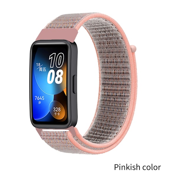 Armband för Huawei band 9/8/7 correa smartklocka tillbehör ersättningsarmband Nylon sportarmband klockarmband armband Huawei band 9 pink Huawei band 9