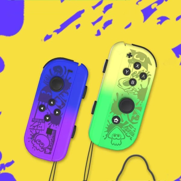 Switch handledsrem för Joy-Con Controller Tryck enkelt på SL/SR Nintend Switch Joy-Con handledsrem Videospel JoyCon tillbehör green purple