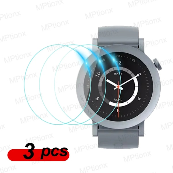 Härdat glas för CMF Watch Pro 2 Smart Watch HD Skärmskydd Anti-Repor för cfm Watch Pro 2 Skyddsfilm Tillbehör 3 Pcs CMF Watch Pro 2