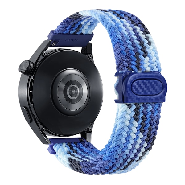 20mm 22mm Klockarmband för Samsung Galaxy Watch 7/6/4/5/Pro/6 Classic/S3/active 2 Band Flätat Armband Huawei GT 23 GT4 GT5 46mm Blueberry 20mm Watch Strap