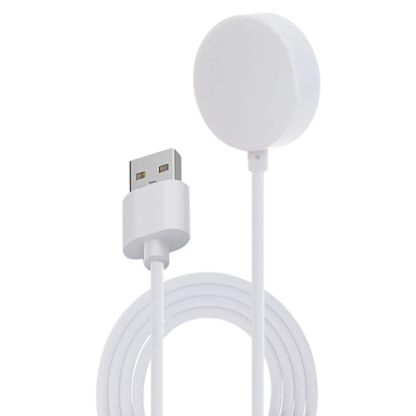 5V USB Magnetisk Smartwatch Laddare Laddningskabel Smartklocka Laddningsdocka Sladd för S8 Pro/DT3/S8 PRO MAX/X8/X7 Plus/X22Pro White