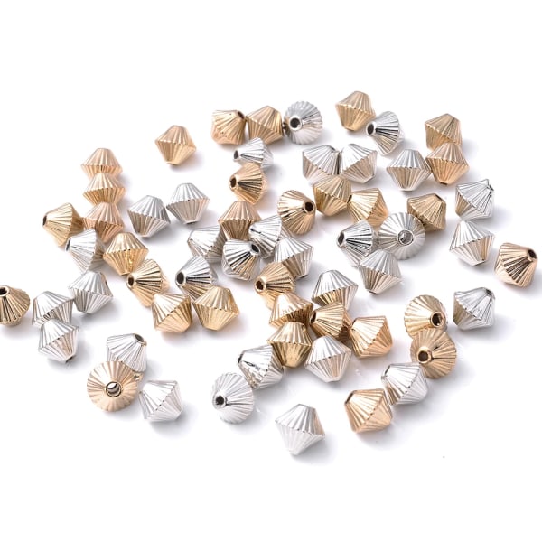 100 st Mix Plast CCB Beads Tube Star Heart Spacer Pärlor för smyckenstillverkning Armband Halsband DIY fyndtillbehör 2