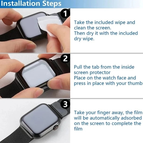 Skärmskydd för Amazfit Bip 6 HD Klockskydd för Huami Amazfit Bip6 Bip5 Bip3 3Pro/BipU/UPro Fulltäckande Skyddsfilm 2 PCS Amazfit Bip 3-3Pro
