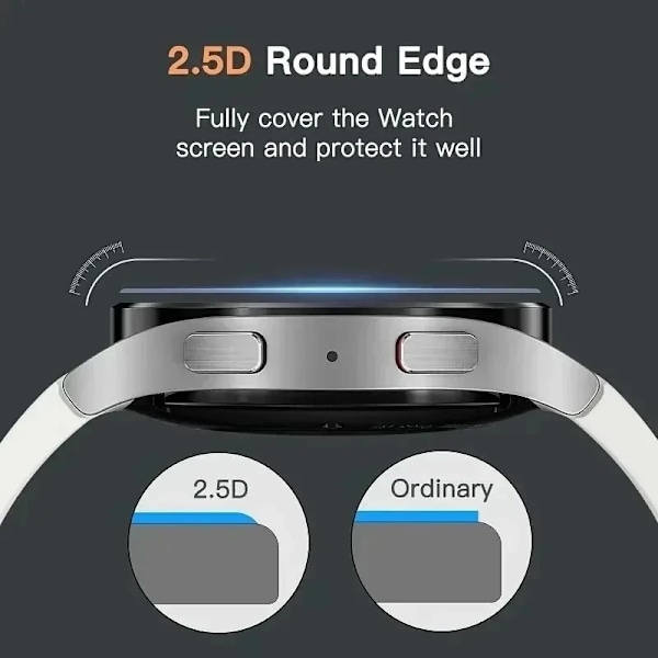 Skärmskydd i glas för Samsung Galaxy Watch 7 Ultra 6 5 4 Samsung-serien 40mm 44mm 45mm 46mm 47mm 42mm 43mm Galaxy Watch4 5 40MM 5PCS Glass Film