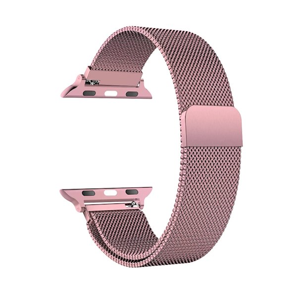 Milanese Rem För Apple Watch Band Ultra 2 49Mm 44Mm 40Mm 45Mm 41Mm 38Mm 44Mm Armband F Eller Iwat Serie 9 3 6 5 Se 7 8 Bande Rose pink 38 40 41mm