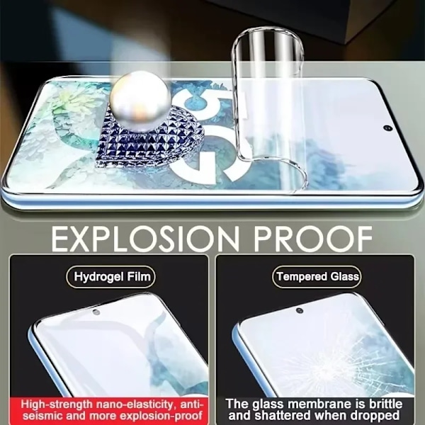 5 st Hydrogel Film för Samsung Galaxy S21 S22 S20 S23 S24 Ultra S10 S9 S8 Plus FE Skärmskydd för Samsung Note 20 10 9 Plus S8 Plus or S9 Plus Hydrogel film