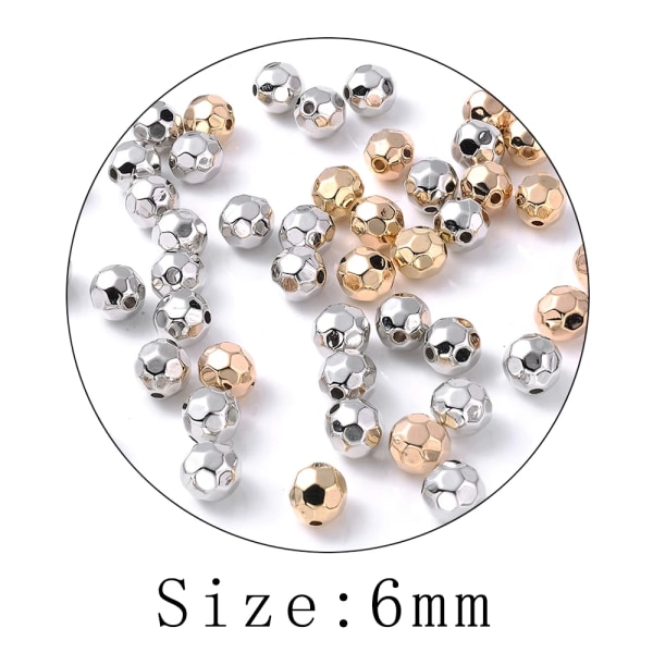 100 st Mix Plast CCB Beads Tube Star Heart Spacer Pärlor för smyckenstillverkning Armband Halsband DIY fyndtillbehör 2