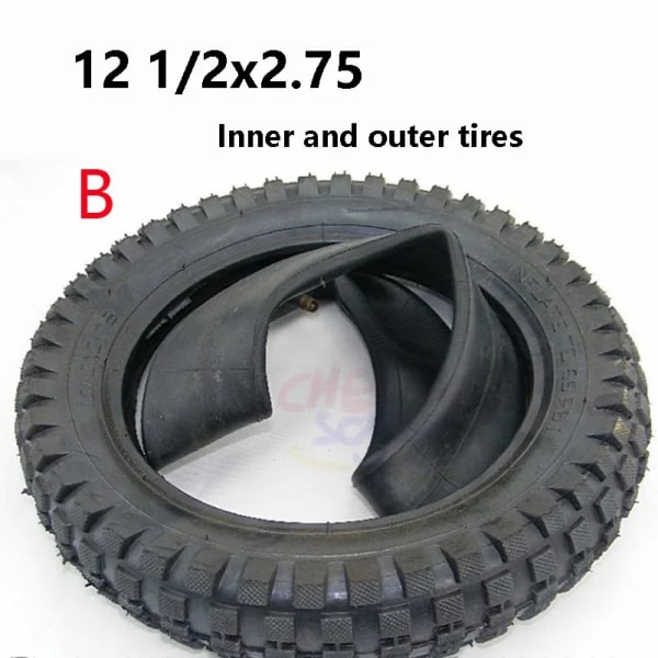 12,5x2,75 däck 12 1/2x2,75 pneumatiskt däck innerslang för MX350 MX400 skoter 49cc Motorcykel Mini Dirt Bike däck outer tyre