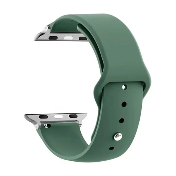 Strap För Apple Klocka Band 40Mm 44Mm 49Mm 45Mm 41Mm 38Mm 42Mm Silikone Bälte Armband Iwate Series Se 9 8 7 6 5 3 Ultra 2 Bandet PineGr 42mm 44mm 45mm 49mm