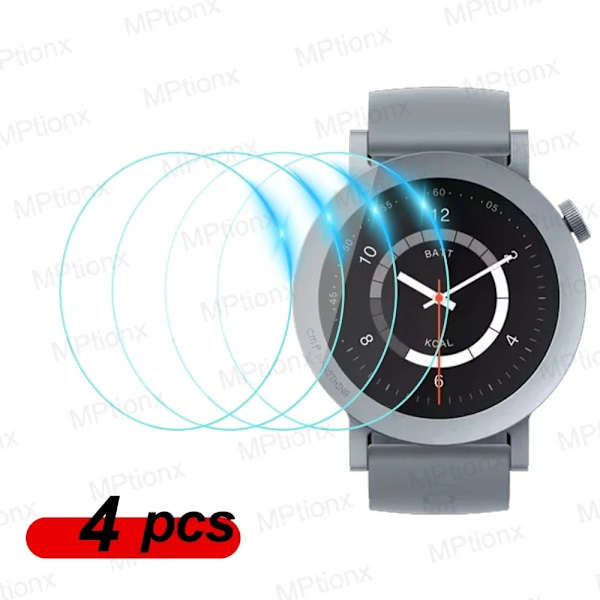 Härdat glas för CMF Watch Pro 2 Smartwatch HD-skärmsskydd Repskydd för cfm Watch Pro 2 Prottiecve Film Tillbehör 4 Pcs CMF Watch Pro 2