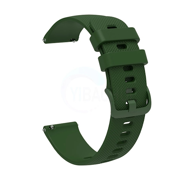 Vivoactive 3S 4S Armband för Garmin Venu 2S Vivomove 3S Forerunner 255S Active S Armband 18mm Silikon Smart Klockarmband Army Green 18mm Forerunner 255S