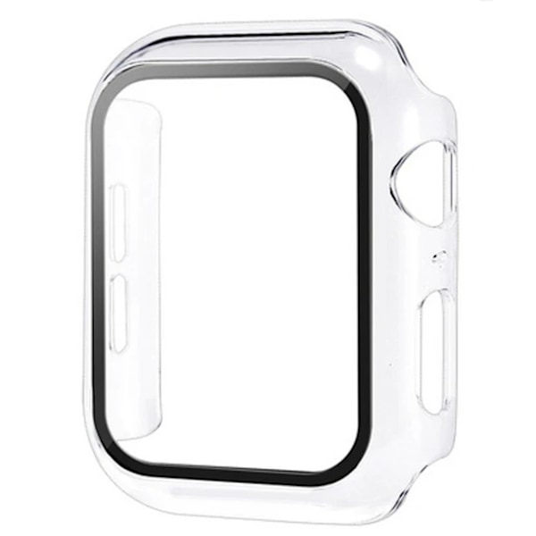 Glas+Skal För Apple Watch Fodral 9 8 7 6 SE 5 iWatch Tillbehör Skärmskydd Apple watch serie 44mm 40mm 41mm 45mm 42mm 38mm matte transparent Series456 SE 44MM