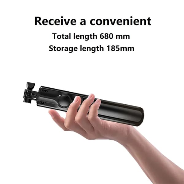 Trådlöst Selfie Stick Stativ Bluetooth Fjärrkontroll Utdragbart Stativ för iPhone Mobiltelefon Tiktok Livestreaming Normal version