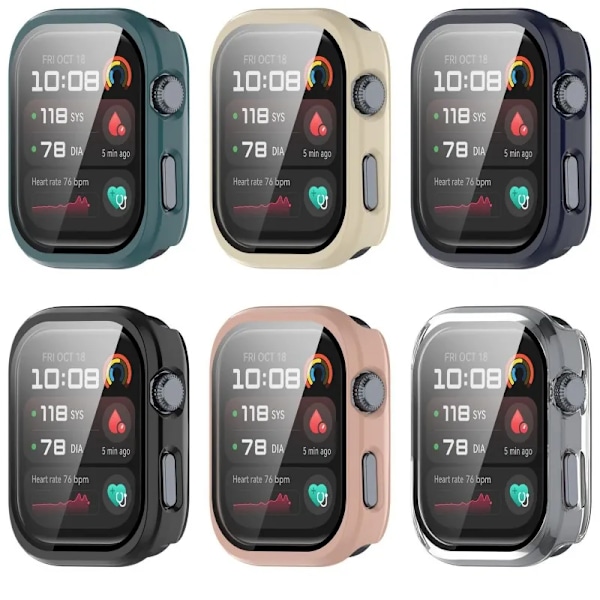 Härdat Glas Skal För Huawei Watch D2 Smart Klockarmband Stötfångare Skärmskydd Fodral D 2 Skärmfilm Armbandstillbehör Pine Green For Huawei Watch D2