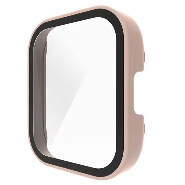 Skyddsfodral + Härdat Glas för Redmi Watch 5 Active/Lite Fodral Skärmskydd för Redmi Watch 5 Active/Lite Fodral Pink Redmi Watch 5 Active