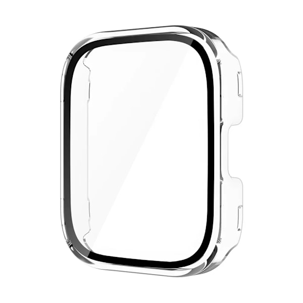 PC+Glas för Amazfit Bip 5 Unity Skal Smart Klocka Skärmskydd Heltäckande Skyddande Stötfångare för Amazfit Bip 5 Unity Clear Amazfit Bip 5 Unity