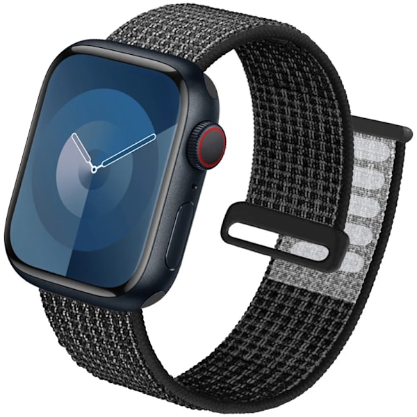 Strap För Apple Watch Band 44Mm 40Mm 45Mm 41Mm 49Mm 42Mm 38Mm 45 Mm Nylon Armband 8 7 Se 6 5 4 3 Ultra 2 Bander 11 black white 42mm-44mm-45mm-49mm