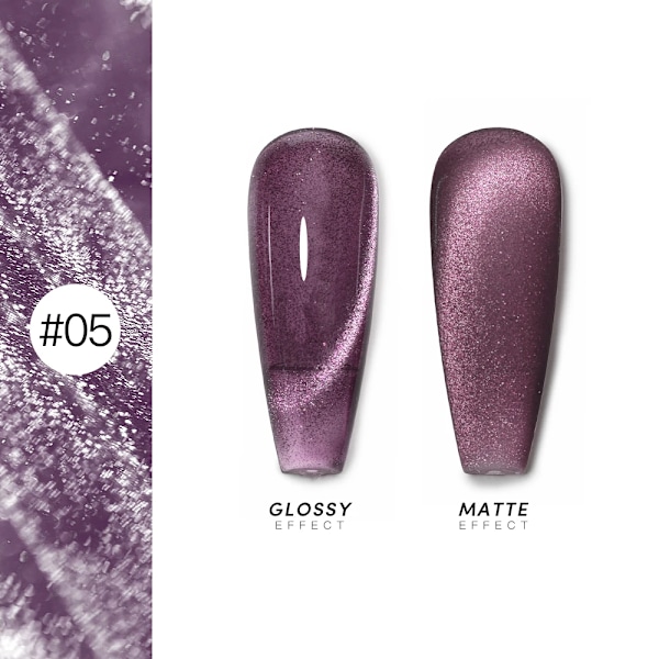 AS 15ml Magnetisk Katt Gel Nagellack Cat Eye Glitter Effekt Semi Permanent 36 Färger Soak Off UV Gel Lack Manikyr Nagelkonst YRM 5