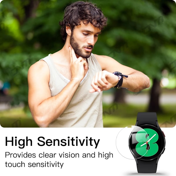 9H Härdat Glas för Samsung Galaxy Watch 7/6/5/4 40/44mm Classic 43/47mm Pro Skärmskydd Anti-repor Film Tillbehör 1 Pcs 40MM for Watch 5