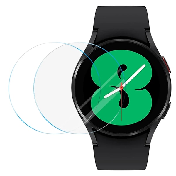 Härdat glas för Samsung Galaxy Watch 5 4 40mm 44mm Skärmskydd Anti-Repor för Galaxy Watch 5 Pro 45mm Tillbehör 2 Pcs 40MM for Watch 5