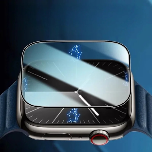 3D iWatch Series 10 9 42/46 MM 41/45MM Skärmskydd Mjuk Film för Apple Watch Series 9 10 Smartwatch Skyddande Skal For iWatch 10 46mm 3D Soft Film