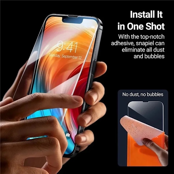 1-5 st Härdat Glas För IPhone 16 15 14 13 12 11 Pro Max Skärmskydd För IPhone 7 8 14 Plus X XS XR Skyddsglasfilm For iphone 6 6S 3PCS Tempered Glass