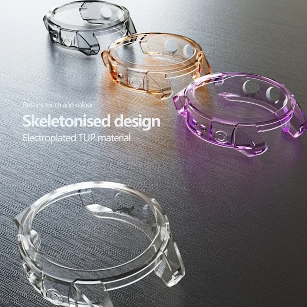 TPU Skyddsfodral för Garmin Fenix 7 7S 7X Smartklocka Klar Färgglad Mjukt Skydd Epix Pro 51mm 47mm 42mm Skal Gun Garmin fenix 7X
