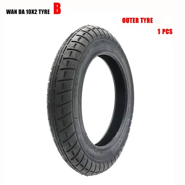 10x2 10 tums elektriska skoterhjul Däck 10X2-6.1 Ytterdäck Innerslang för Xiaomi Mijia M365 Pro Pro2 1S Tillbehör 10*2-6.1 WAN DA outer A X2