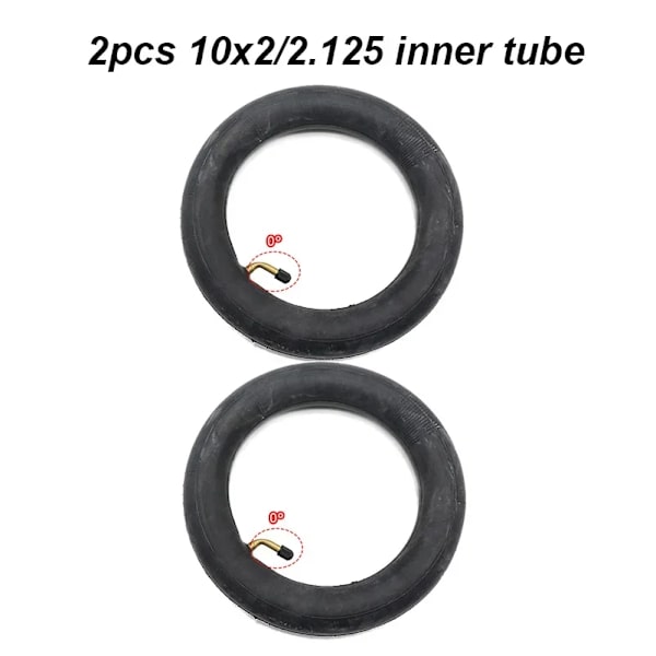 10x2/2,125 10x2,50 innerslang för 10x2 255x80 10x3,0 80/65-6 däck 10 tums elskoter Balanscykeldäck 2pcs 10x2 2.125 0D