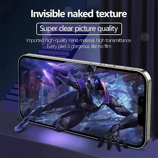 5 st Hydrogel Film för iPhone 16 16e 15 14 13 12 11 Pro Max Plus 13 12 Mini 8 7 Plus SE XR X XS 6 Full Cover Skärmskydd For iPhone XR 5 Pcs Hydrogel Film