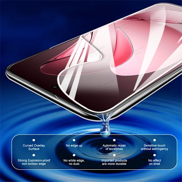 4 ST Hydrogel Film För OPPO Reno 13 12 11 10 9 8 Pro Plus 8 5 Lite 5G 7 6 5 Pro Skärmskydd För Find X6 X5 Pro Lite X3 Neo For Find X5 Lite 4 Pieces
