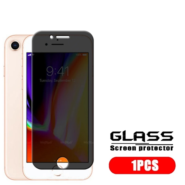 4/3/2/1 st För iPhone 8 Glas iPhone 8 Härdat Glas Telefonskydd Sekretess Anti-Spion Skydd Lim Skärmskydd iPhone 7 8 1 Front Glass For iPhone 7