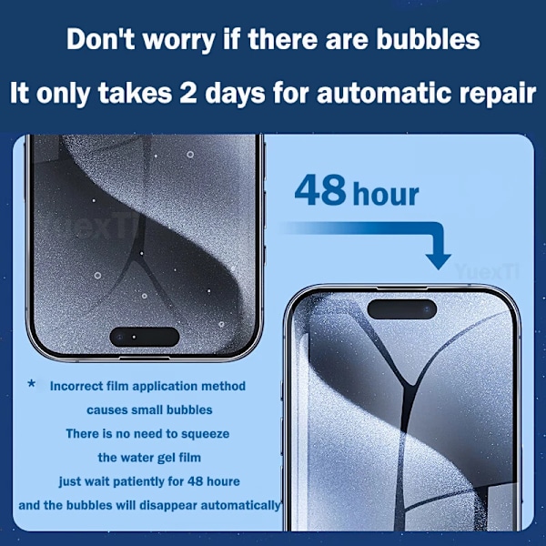 4 st Hydrogel Film Full Cover för iPhone 11 12 13 14 15 Pro Max mini Skärmskydd XS Max XR X 6 8 7 Plus SE 2020 Ej Glas For iPhone 11 Pro 4Pcs Hydrogel Film