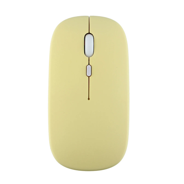 Bluetooth -mus för iPad Samsung MatePad Lenovo MiPad Android Windows Tablet Batteri Trådlös mus för bärbar bärbar dator Yellow