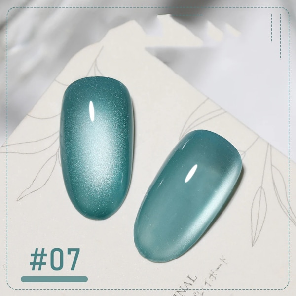 XEIJAYI Rosa Kattöga Gel Nagellack Keramisk Magnetisk Gel UV Semi-permanent Emaljer Lack Nagelmaterial För Professionella Gel GY133-7