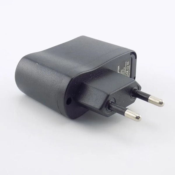 Adaptateur d'alimentation mikroport USB, 5V, 0,5 A, alimentation pour bande, lampe LED, ladda AC à DC, 100V, 240V, 500mA DC, laddare EU Plug