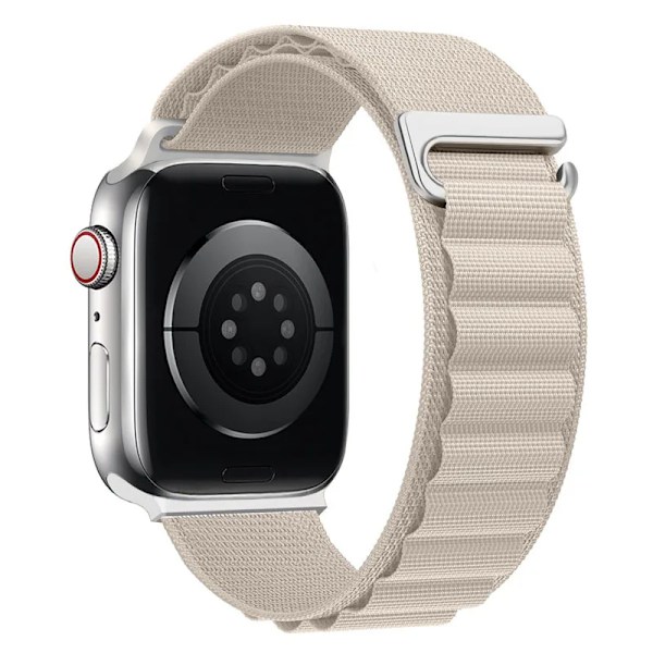 Alpine loop armband för Apple Watch rem 49mm 44mm 40mm 45mm 41mm 42mm 38mm 40 44 45 mm armband iWatch Ultra serie 7 6 5 3 se 8 starlight 42 44 45 49mm
