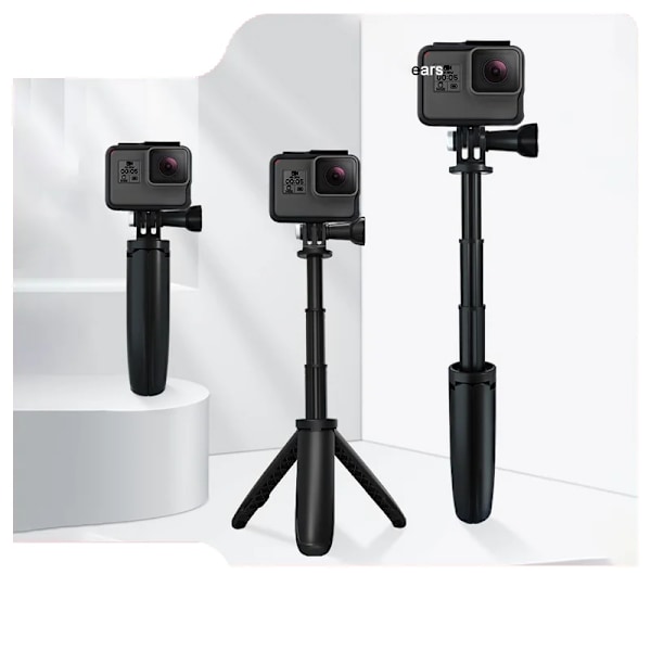 Osynlig förlängd selfiestick i kolfiber för Insta360 X3 GO3 Action 4-tillbehör för DJI GoPro 13 12 9 Selfiestick Mini selfie stick