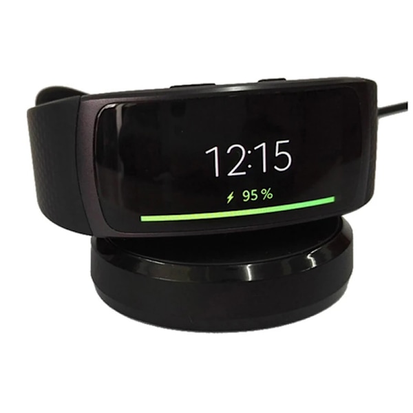 USB Dock Laddare Adapter Ställ Laddningskabel Sladd För Samsung Galaxy Gear Fit 2 R360 / Fit2 Pro R365 Smart Armband