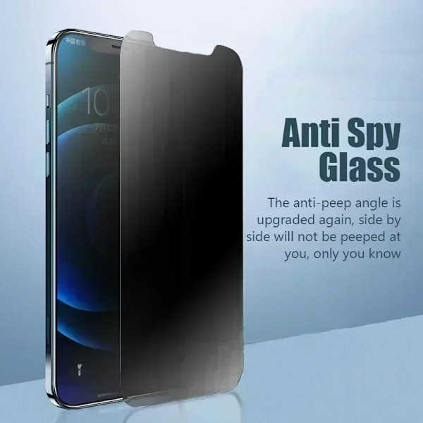 1-5st Anti-Spion Glas för iPhone 14 13 15 12 11 16 Pro Max Mini Plus SE 2020 22 X XS XR Sekretess Skärmskydd För iPhone 7 8 For iPhone SE 2022 2pcs