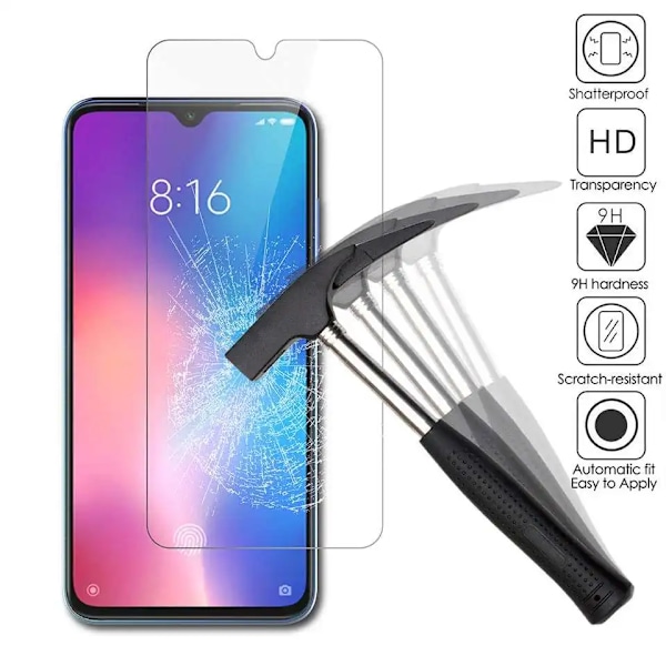 2 ST Härdat Glas För Xiaomi Redmi 10 10X 9 5G Skärmskydd för Redmi Note 7 8 9 10 Pro Max S 11 12 Note 11T 9S Glasfilm For Redmi Note 9T 2Pcs