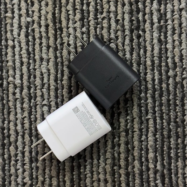 Snabbladdare för Samsung PD 25W Typ C med kabel för Galaxy S25 Ultra S25 S24 S23 S22 S21 A55 Z Fold Flip 6 5 4 3 Note 20 10 White 25w EU Plug