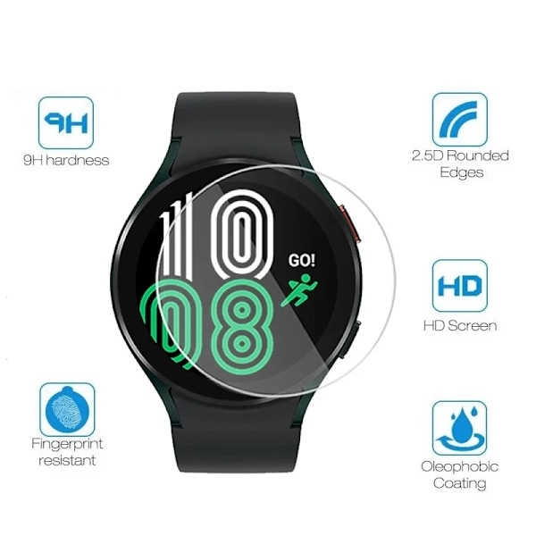 Härdat Glas för Smartwatch Smart Klocka Skärmskydd 33MM 34MM 35MM 36MM 37MM 38MM 39MM 40MM 41MM 42MM 44MM 30MM-46MM Film Diameter 46MM Glass 5 Pieces