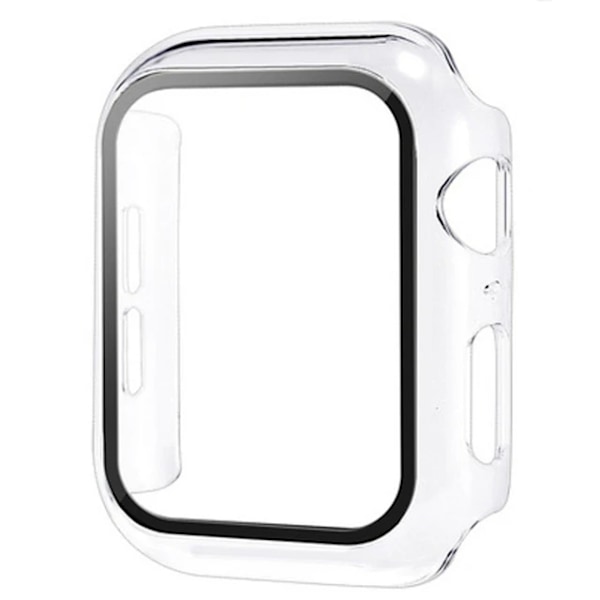 Härdat glas + fodral för Apple Watch 46 mm 44 mm 45 mm 41 mm 40 mm 42 mm skärmskydd för iWatch serie 10 9 8 7 6 SE 5 tillbehör 14matte transparent 41MM(Series7 8 9)