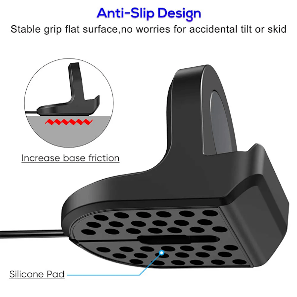 USB-laddningskabel för Honor Watch 5 Adapterkabel Strömladdningssladd för Honor Watch GS4 GS3 Watch4 Laddaradapter Docka black 2 Honor watch GS4