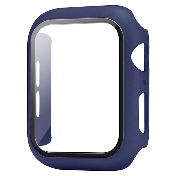 Skärmskyddsfodral i härdat glas för Apple Watch Series 9 Ultra 8 7 6 5 4 3 2 1 SE 49MM 45MM 41MM 40MM 44MM 42MM 49 MM Blue 41MM